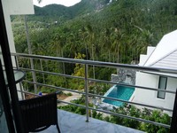 EDEN studio Chaweng Noi beautiful view of the sea and coconut trees